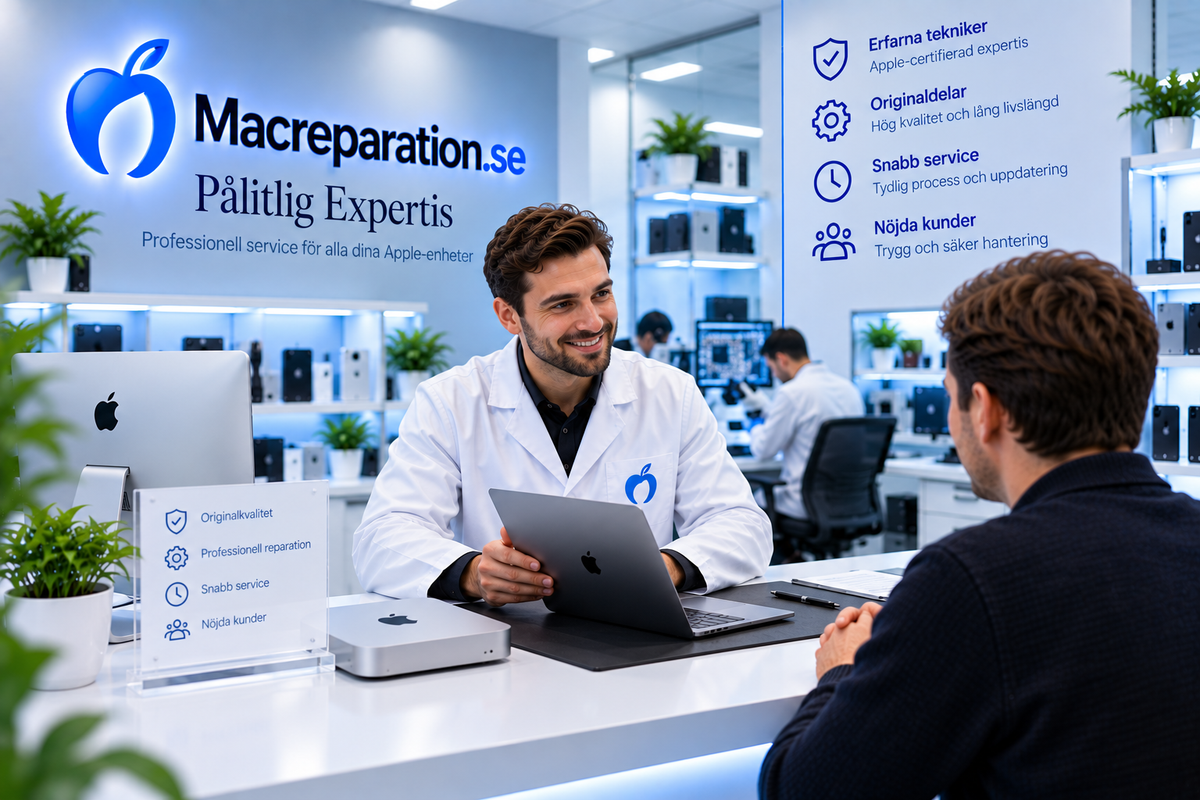Macreparation verkstad