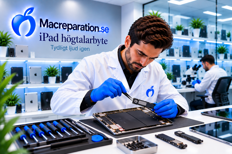 iPad högtalare och mikrofon byte