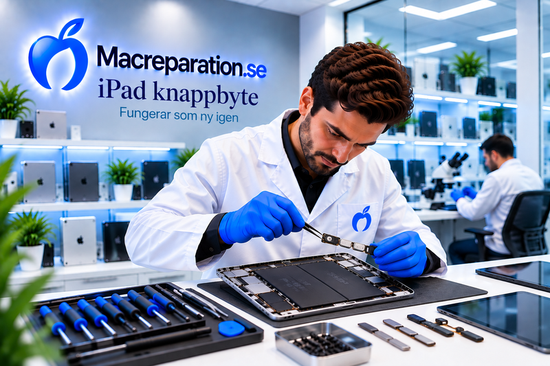 iPad knappreparation