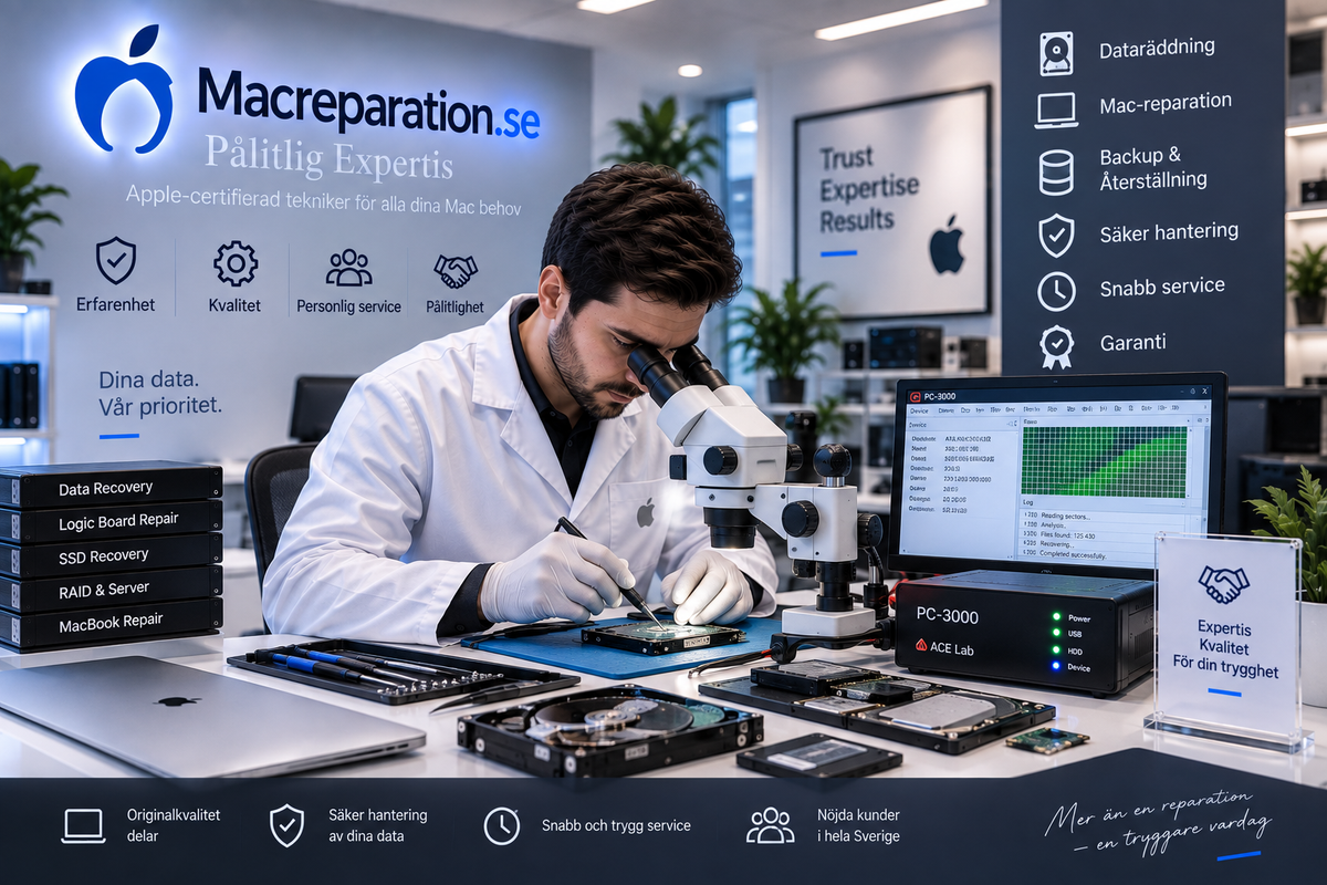 Macreparation verkstad